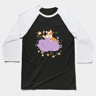 Cloud Corgi Baseball T-Shirt